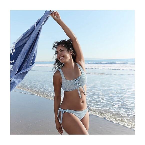 J. Crew Side-Tie Lowrider Bikini Bottom - Picture 1 of 9